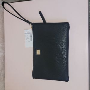 Black W/ gold Hardwear Wristlet - NWT